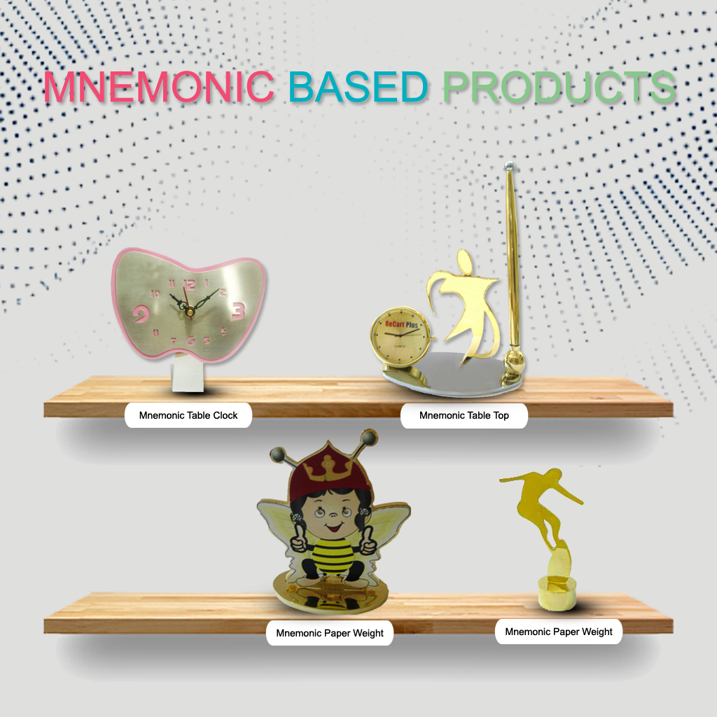 mnemonic based products with sticker